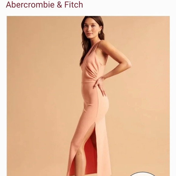 Abercrombie Asymmetrical One Shoulder Dress - Picture 2 of 3